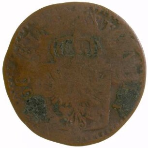 Münze, Pfennig, 1850