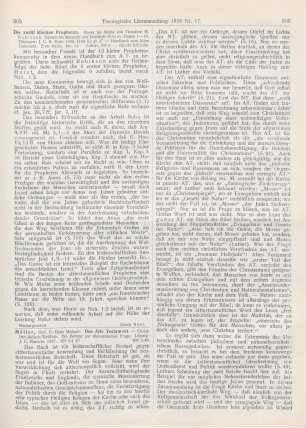 305-308 [Rezension] Müller, Hans Michael, Das Alte Testament