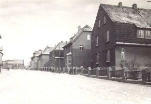 Klüter Straße, 1930 erbaute Siedlungshäuser. Detmold