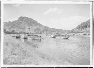 Am Königstein mit Schiff