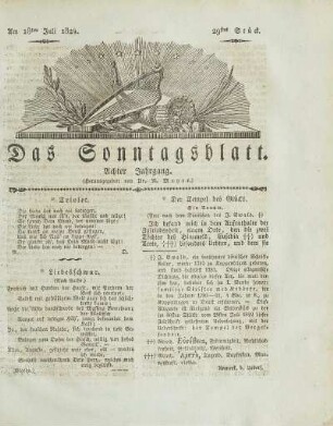 29, 1824: Stück