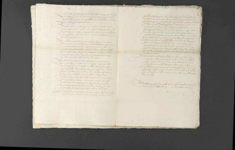 Bemühungen Herzog Christophs von Württemberg und Pfalzgraf Wolfgangs um den in spanischer Gefangenschaft befindlichen Rhein- und Wildgrafen Johann Philipp auszulösen und nach zweijähriger Verstrickung wieder zu befreien.