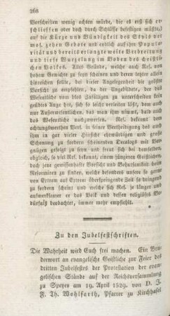 268-280 Zu den Jubelfestschriften