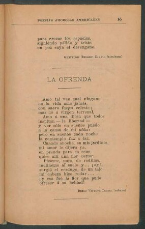 La ofrenda