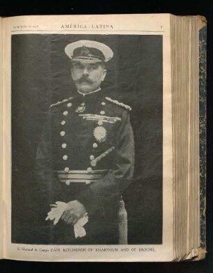 [Fotografía de] el Mariscal de Campo Earl Kitchener of Khartoum and of Broome.