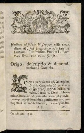 5-17, Origo, descriptio & denominationes Corticis. - Progressus & fata corticis.