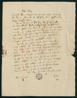 Brief vom 17. Juni 1854
