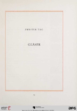 Gläser (Nr. 130-185)