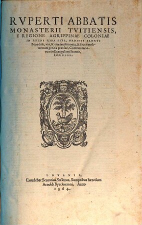 Commentariorum in Evangelium Ioannis libri XIIII