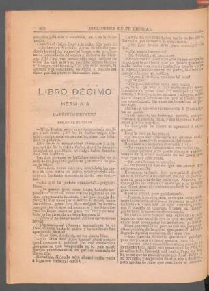 Libo décimo : Herminia