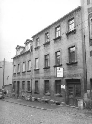 Aue, Auerhammerstraße 13. Wohn- und Gewerbehaus. Straßenansicht