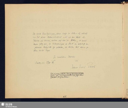 Paul, Johann Ernst; 1898 [Texteintrag]