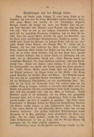 Erzählungen aus des Königs Leben
