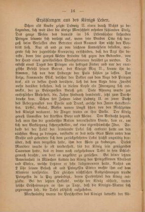 Erzählungen aus des Königs Leben