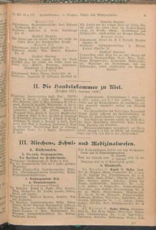 II. Die Handelskammer zu Kiel.
