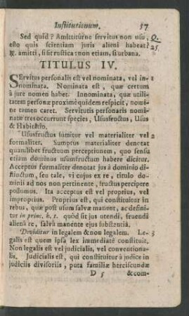 Titulus IV.