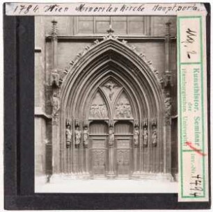 Wien: Minoritenkirche, Hauptportal
