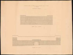 Völkerbundpalast, Genf: Generalsekretariat O- und W-Ansicht 1:200 (von Inv.Nr. 3421)
