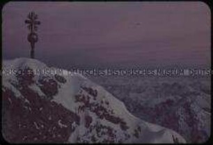 Gipfelkreuz auf der Zugspitze