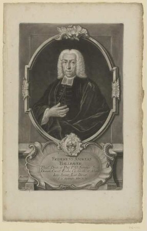 Bildnis des Fridericvs Andreas Hallbaver