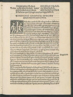 Inductio Secunda Species Argumentationis.
