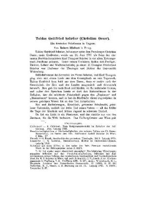 Tobias Gottfried Schröer (Christian Oeser) : ein deutscher Schulmann in Ungarn
