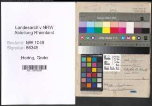 Entnazifizierung Grete Hering , geb. 01.02.1908 ()