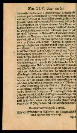 Das fünff und viertzigste Capitel.