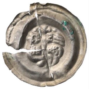 Fundmünze, Brakteat, 1250 - 1270