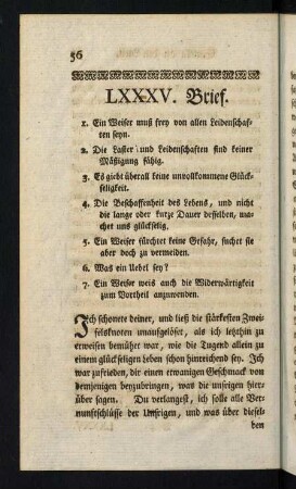 56-88, LXXXV. Brief. - LXXXVI. Brief.