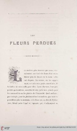 Les Fleurs Perdues