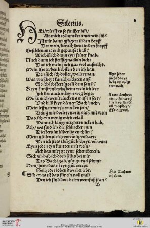 Silenus - Beschlus