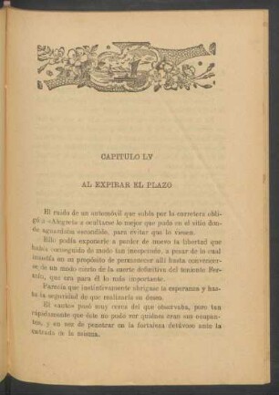 Capítulo LV - Al expirar el plazo