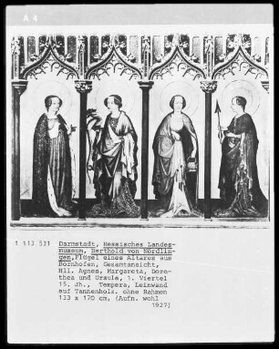 Agnes, Margareta, Dorothea und Ursula