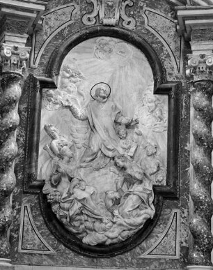 Apotheose des heiligen Ignatius von Loyola und Personifikationen der vier Kontinente