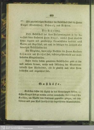 Gasthöfe