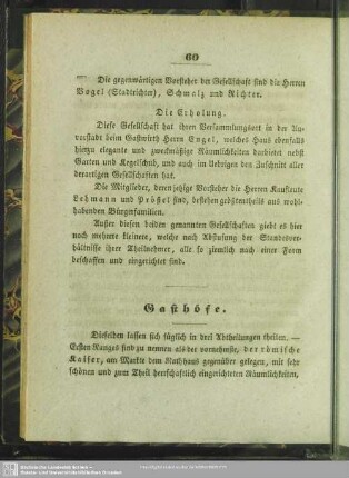 Gasthöfe