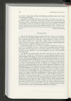 Rezensionen und Hinweise: Kirchengeschichte
