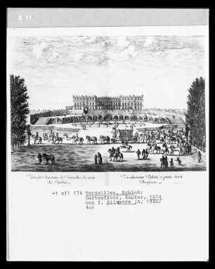 Versailles: Gartenfront des Schlosses
