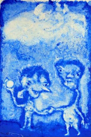 KU-CHEN # MCCLXIX BLEUAILLE LXXI: WEIL DER VERFRESSENE A. SEINEN HALS NICHT VOLL GENUG BEKOMMEN KONNTE, MUSSTE E. FÜR IHN EINE FRUCHT PFLÜCKEN, DIE IHNEN EIGENTLICH VERBOTEN WAR