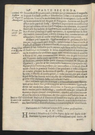 Cap. XIII. Portamenti del Padre nel tempo della prima persecutione