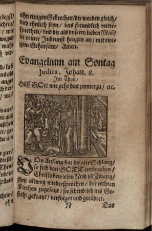 Evangelium am Sontag Judica, Johan. 8.