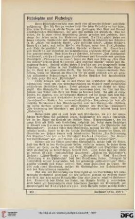 Literarischer Ratgeber des Kunstwart für 1905, [9]: Philosophie und Psychologie