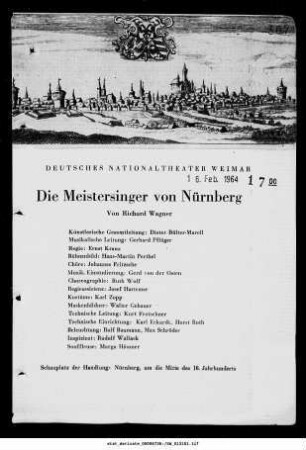 Die Meistersinger von Nürnberg