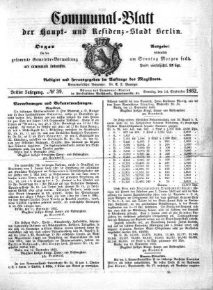 No. 39: No. 39, 14.September 1862