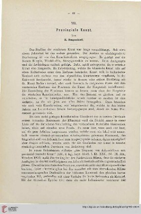 1: Provinziale Kunst
