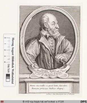 Bildnis Petrus Ramus (eig. Pierre de la Ramée)