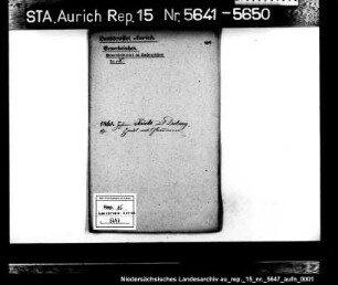 Hausierkonzessionen und -gesuche: Johann Kriete aus Driburg, Glaswarenhandel