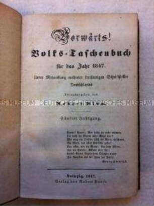 Almanach auf das Jahr 1847