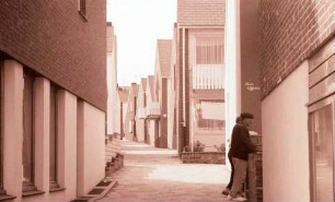 Helgoland: Gasse in der Oberstadt